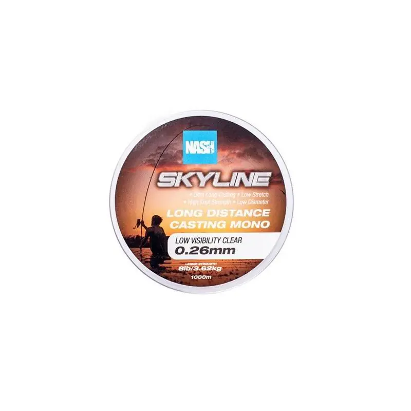 Offre Exclusive Nash Skyline Mono Clear 8lb 0.26mm 1000m