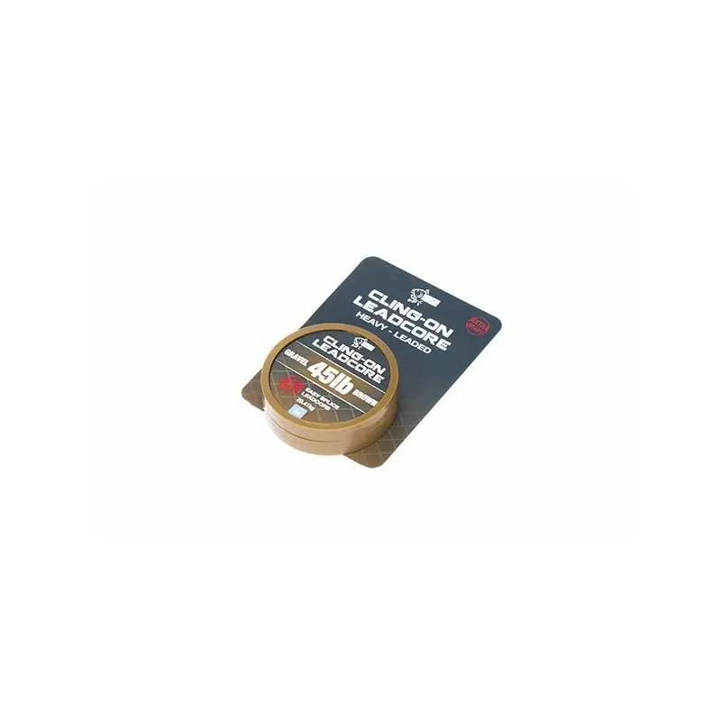 CLING ON LEADCORE GRAVEL 45 LBS BROWN 20.41 KG 7 M Petit Prix