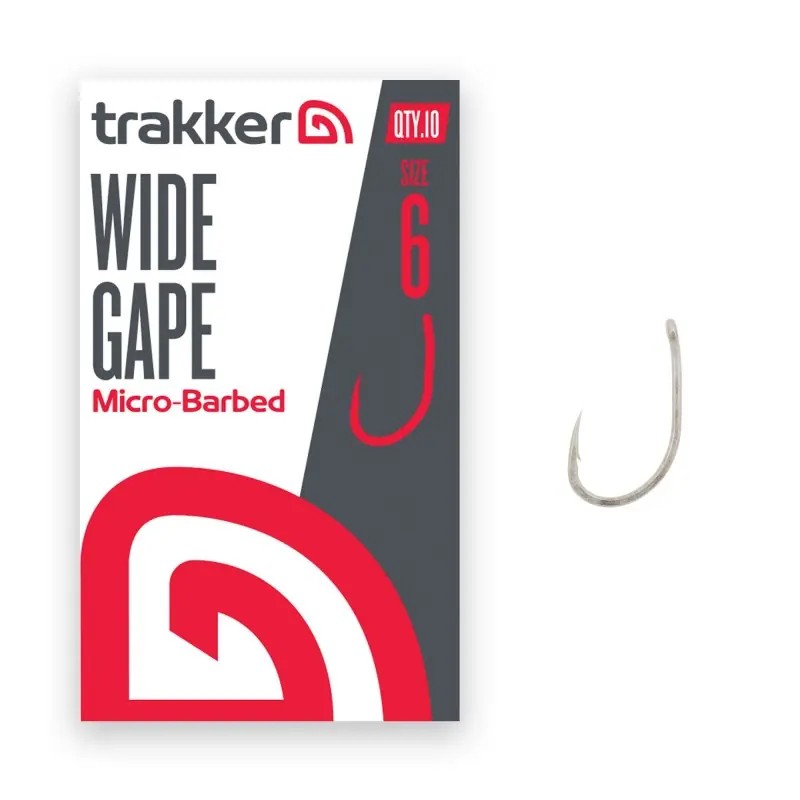 Achetez Aujourd'hui Trakker Wide Gape Hooks Size 6 (Micro Barbed)