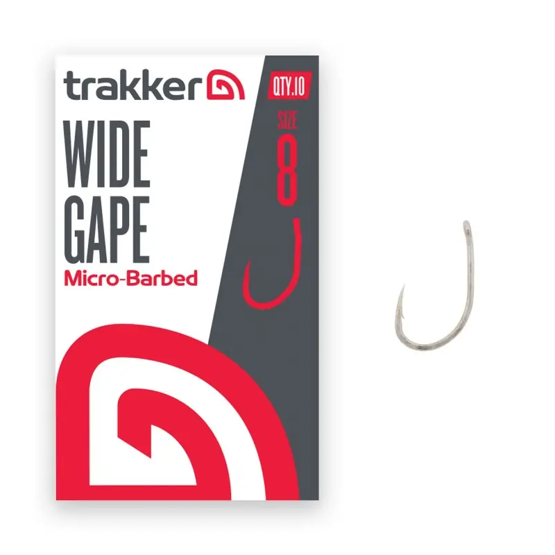 Livraison Express Trakker Wide Gape Hooks Size 8 (Micro Barbed)