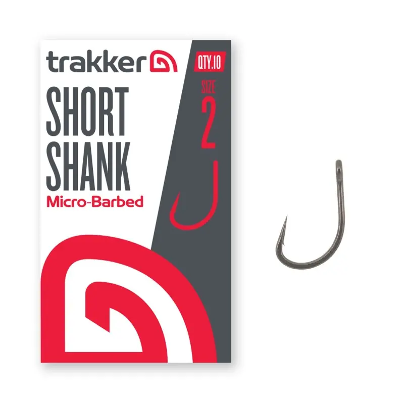 Prix Bas Trakker Short Shank Hooks Size 2 (Micro Barbed)