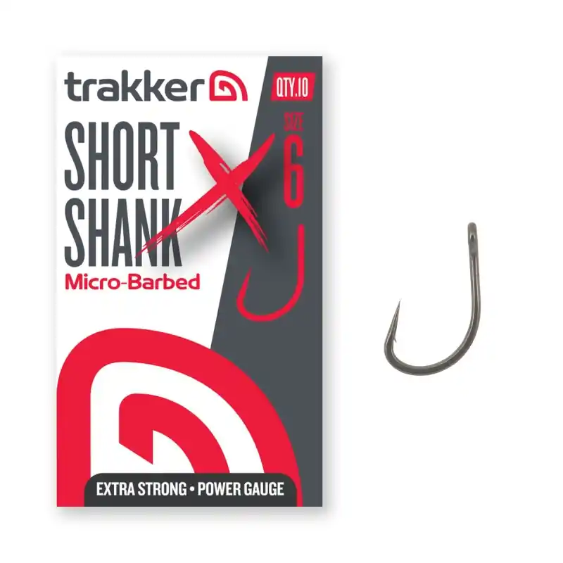 Prix Cassé Trakker Short Shank XS Hooks Size 6 (Micro Barbed)